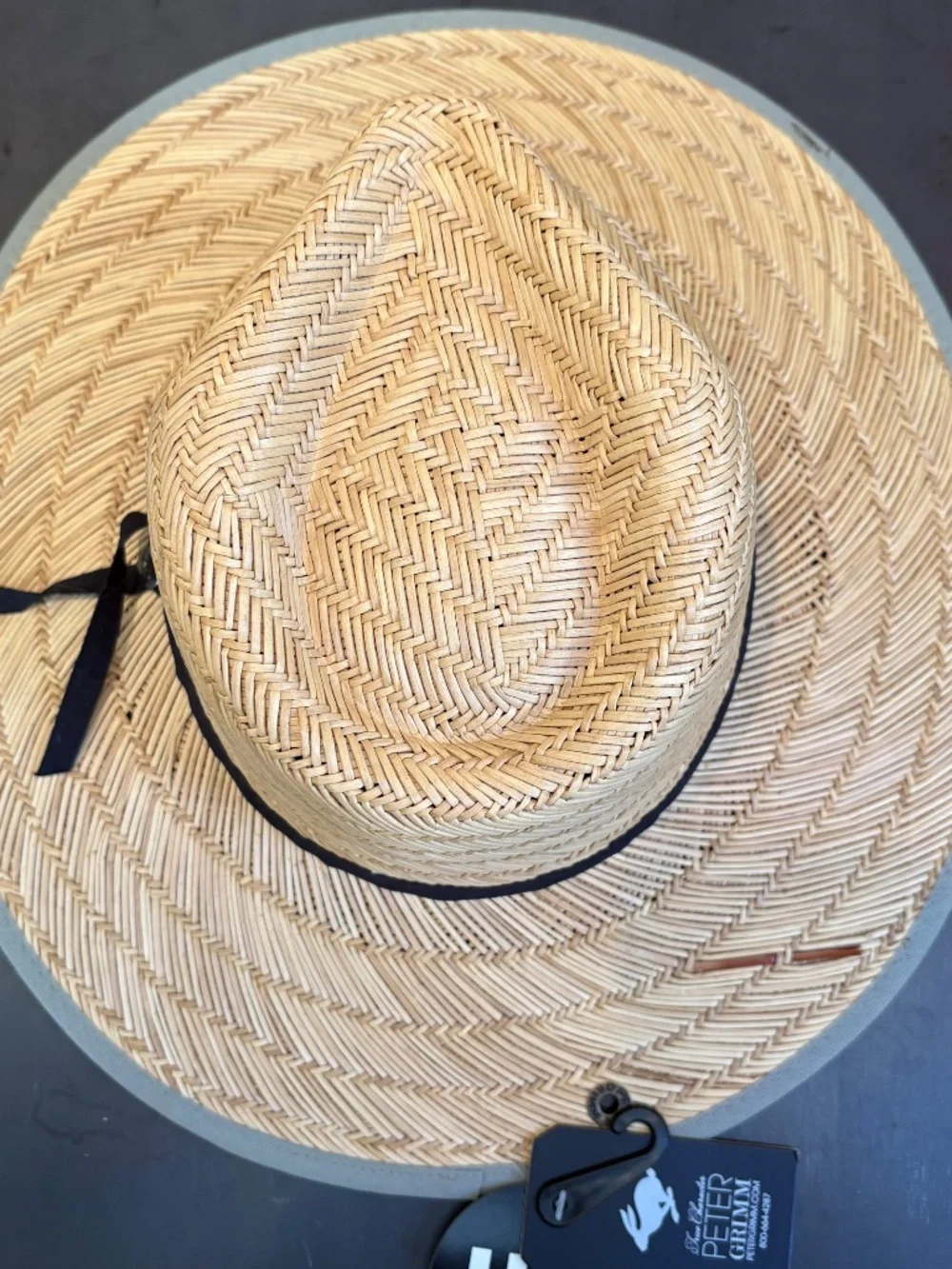 NWT Peter Grimm “Conker” Straw Hat - One Size - Natural - UV Protection